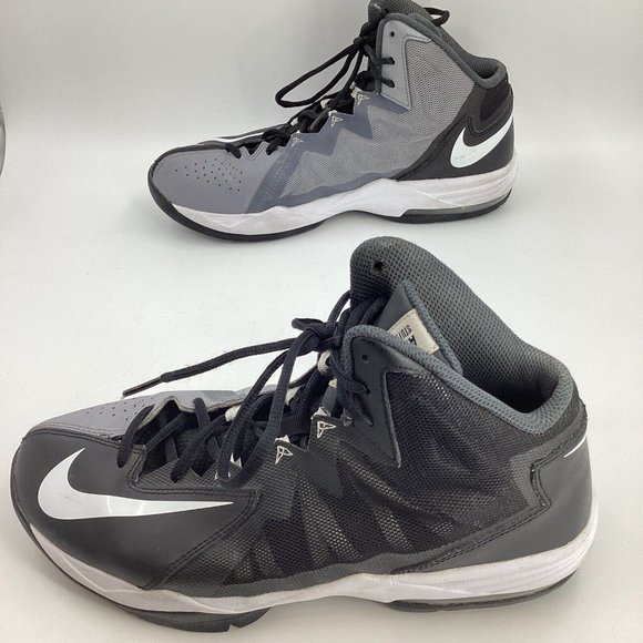 Nike Mens Sz 10.5 Max Air Step 2 Stutter Step 2 Black White Gray Basketball Shoe - Picture 5 of 15